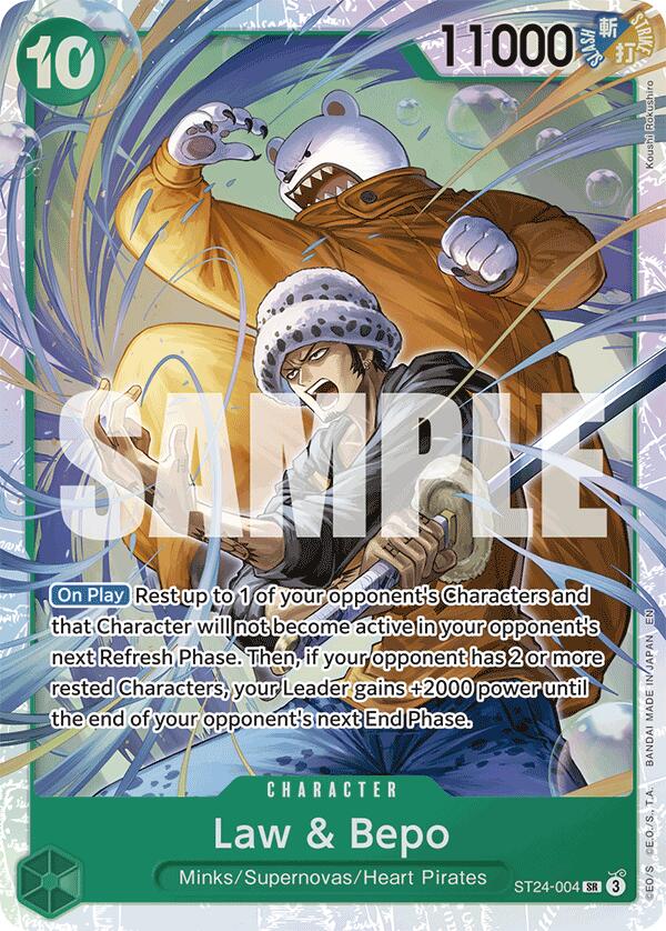 Law & Bepo [Starter Deck: GREEN Jewelry Bonney] | Shuffle n Cut Hobbies & Games
