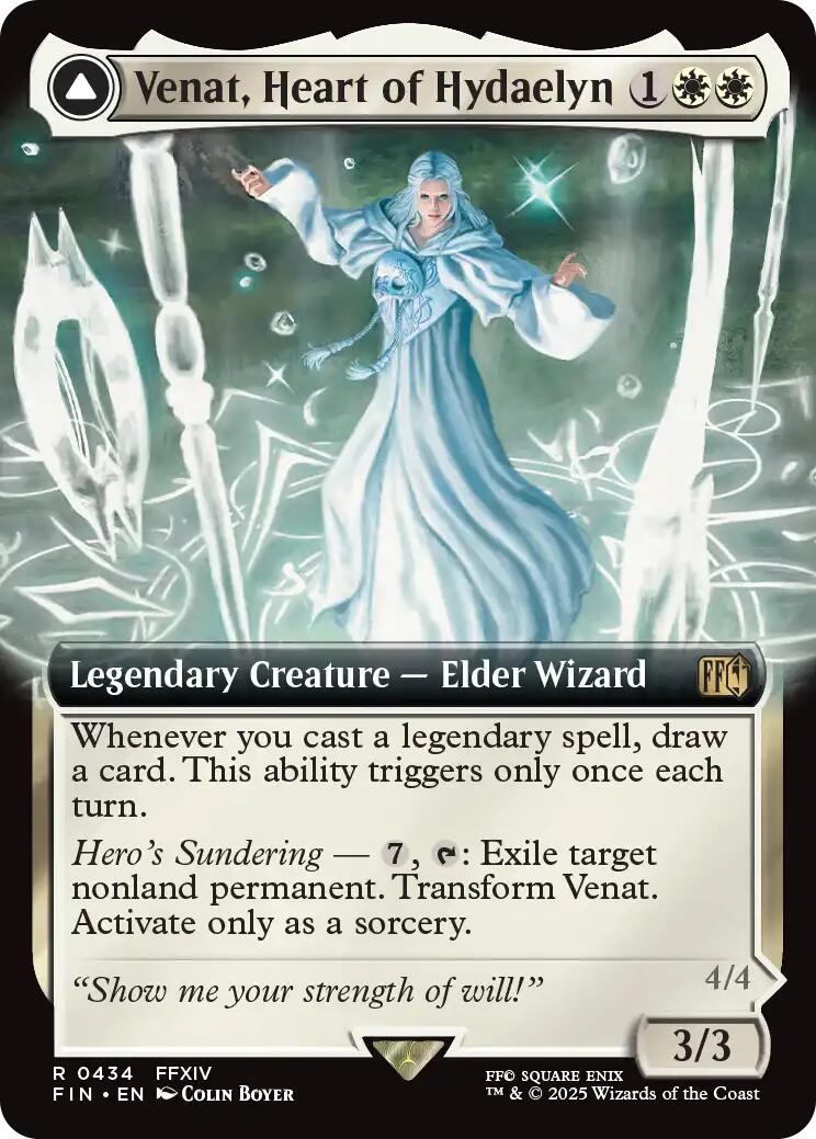 Venat, Heart of Hydaelyn // Hydaelyn, the Mothercrystal (Extended Art) [FINAL FANTASY] | Shuffle n Cut Hobbies & Games