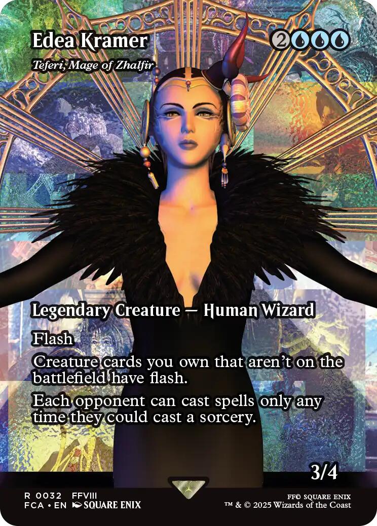 Edea Kramer - Teferi, Mage of Zhalfir (Showcase) [FINAL FANTASY : Through the Ages] | Shuffle n Cut Hobbies & Games