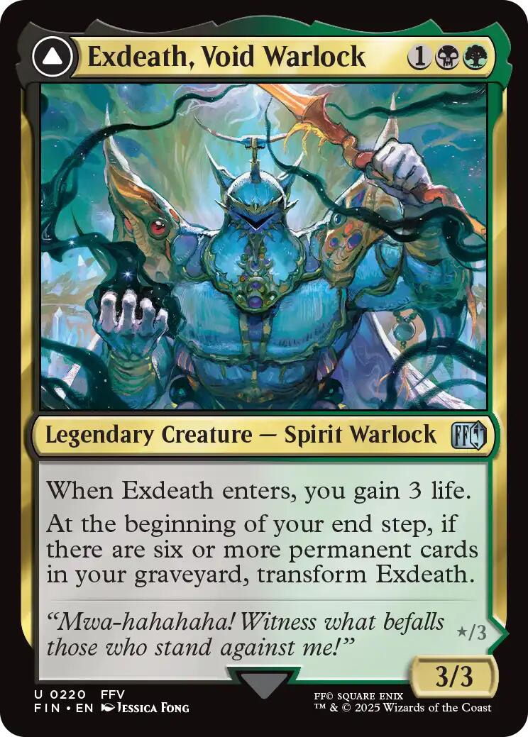 Exdeath, Void Warlock // Neo Exdeath, Dimension's End [FINAL FANTASY] | Shuffle n Cut Hobbies & Games