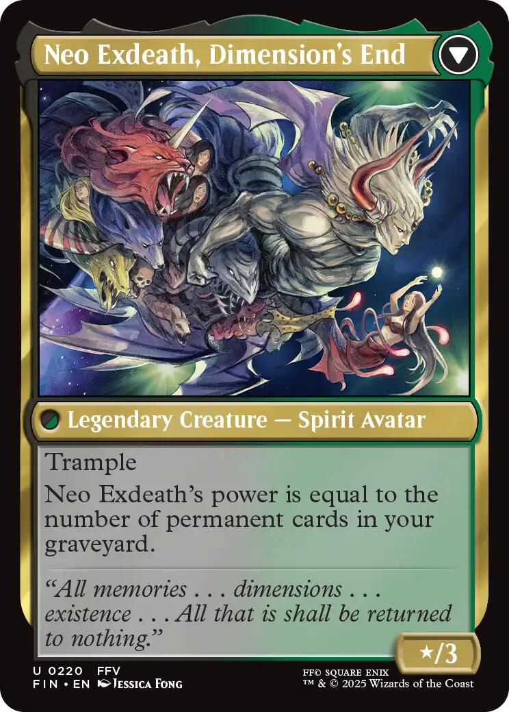Exdeath, Void Warlock // Neo Exdeath, Dimension's End [FINAL FANTASY] | Shuffle n Cut Hobbies & Games
