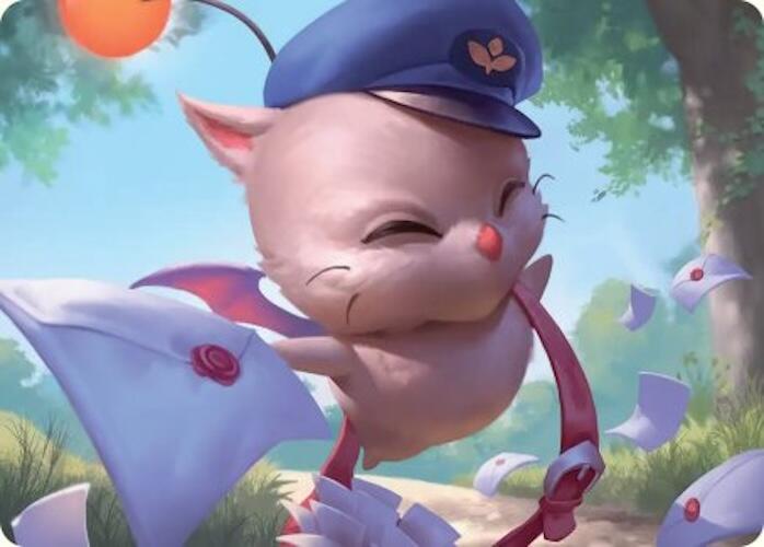 Delivery Moogle Art Card [FINAL FANTASY Art Series] | Shuffle n Cut Hobbies & Games