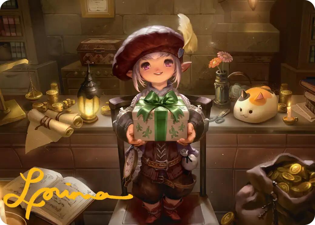 Tataru Taru Art Card (Gold-Stamped Signature) [FINAL FANTASY Art Series] | Shuffle n Cut Hobbies & Games