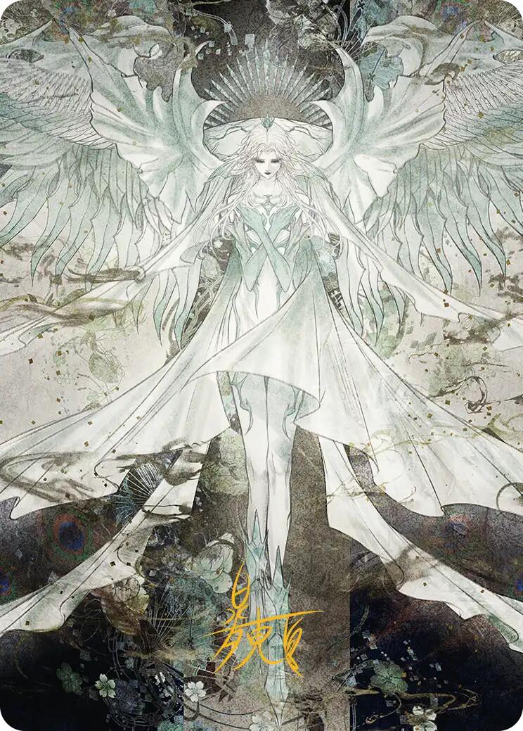 Hydaelyn, the Mothercrystal Art Card (Gold-Stamped Signature) [FINAL FANTASY Art Series] | Shuffle n Cut Hobbies & Games