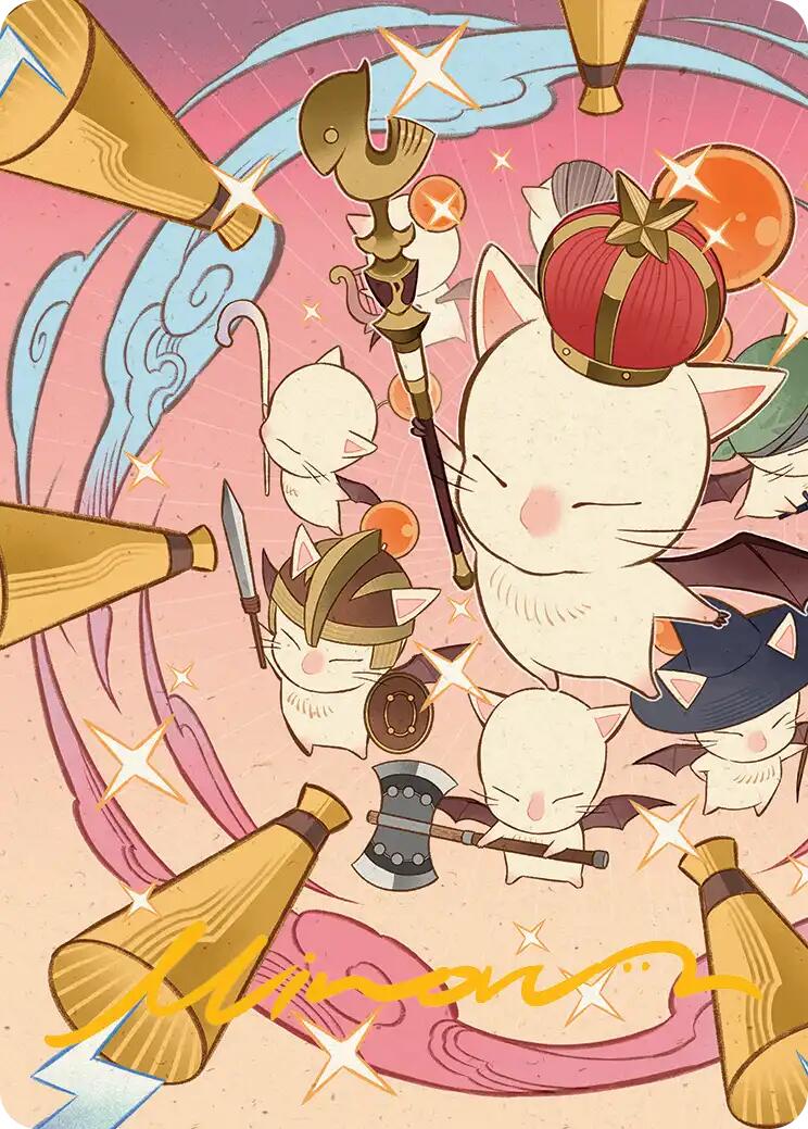 Summon: Good King Mog XII Art Card (Gold-Stamped Signature) [FINAL FANTASY Art Series] | Shuffle n Cut Hobbies & Games