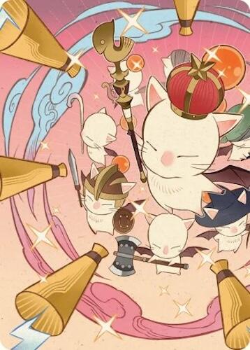 Summon: Good King Mog XII Art Card [FINAL FANTASY Art Series] | Shuffle n Cut Hobbies & Games