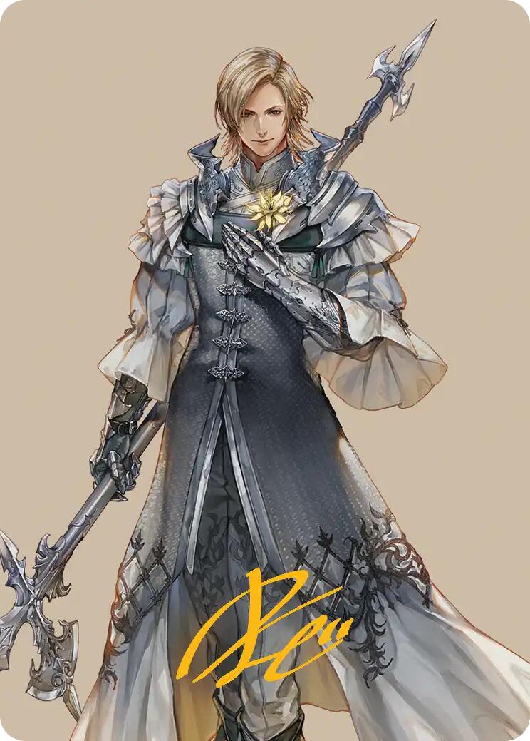 Dion, Bahamut's Dominant Art Card (Gold-Stamped Signature) [FINAL FANTASY Art Series] | Shuffle n Cut Hobbies & Games