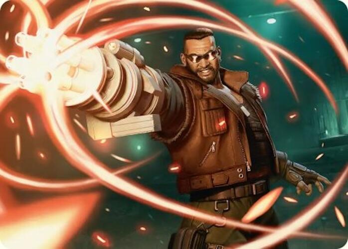 Barret Wallace Art Card [FINAL FANTASY Art Series] | Shuffle n Cut Hobbies & Games