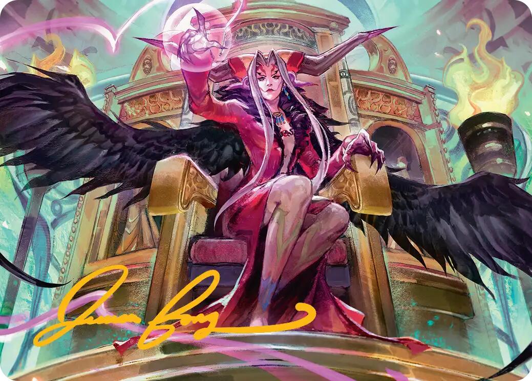 Sorceress's Schemes Art Card (Gold-Stamped Signature) [FINAL FANTASY Art Series] | Shuffle n Cut Hobbies & Games