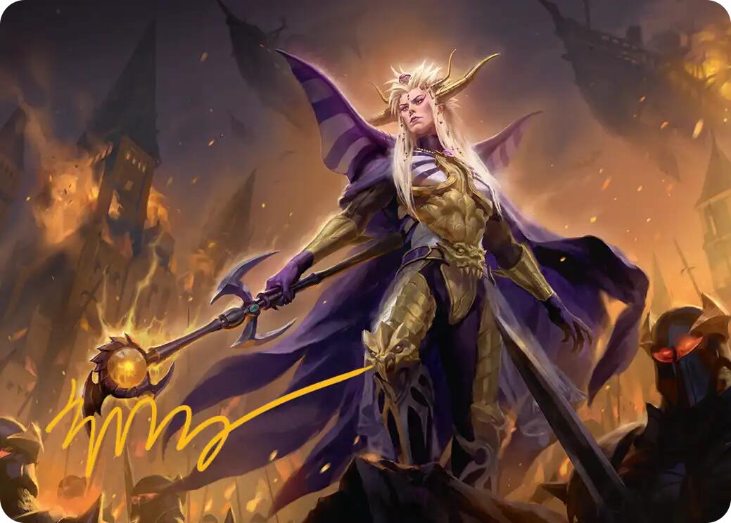 The Emperor of Palamecia Art Card (Gold-Stamped Signature) [FINAL FANTASY Art Series] | Shuffle n Cut Hobbies & Games