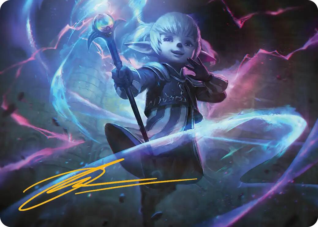 Shantotto, Tactician Magician Art Card (Gold-Stamped Signature) [FINAL FANTASY Art Series] | Shuffle n Cut Hobbies & Games