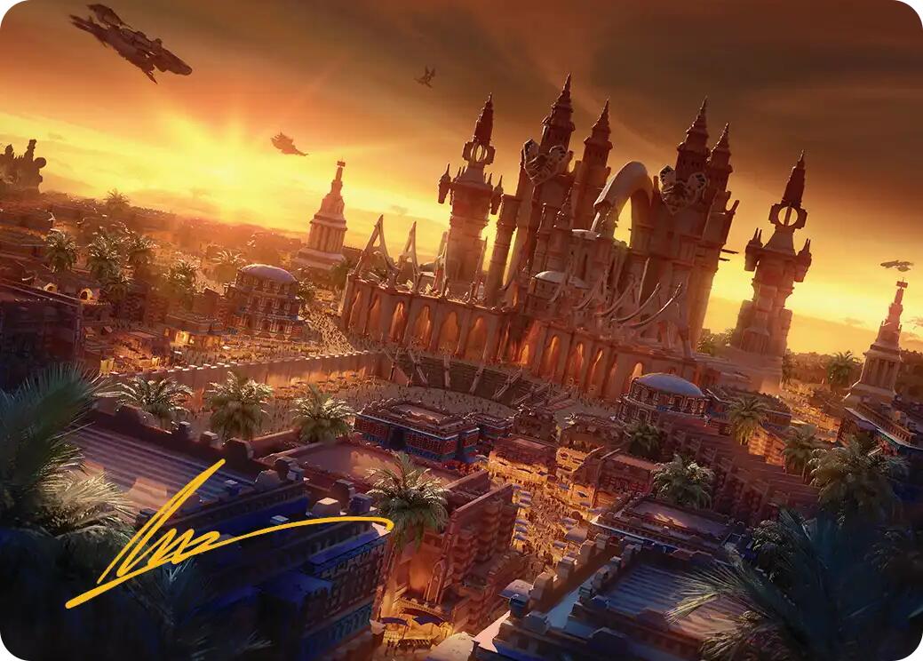 Rabanastre, Royal City Art Card (Gold-Stamped Signature) [FINAL FANTASY Art Series] | Shuffle n Cut Hobbies & Games