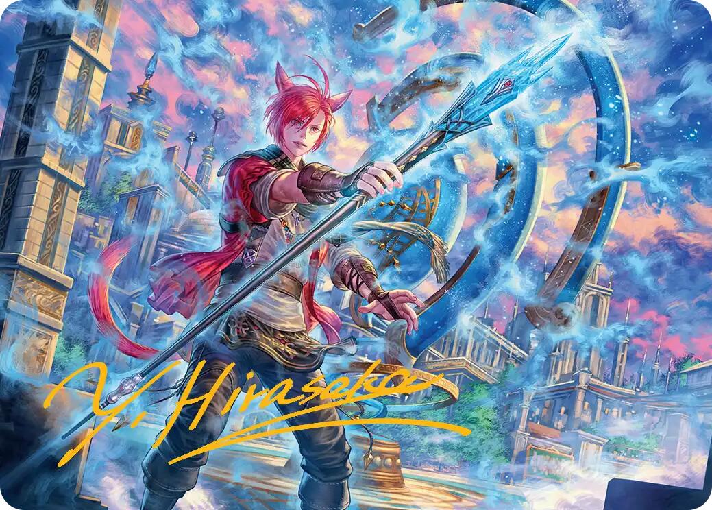 G'raha Tia, Scion Reborn Art Card (19) (Gold-Stamped Signature) [FINAL FANTASY Art Series] | Shuffle n Cut Hobbies & Games