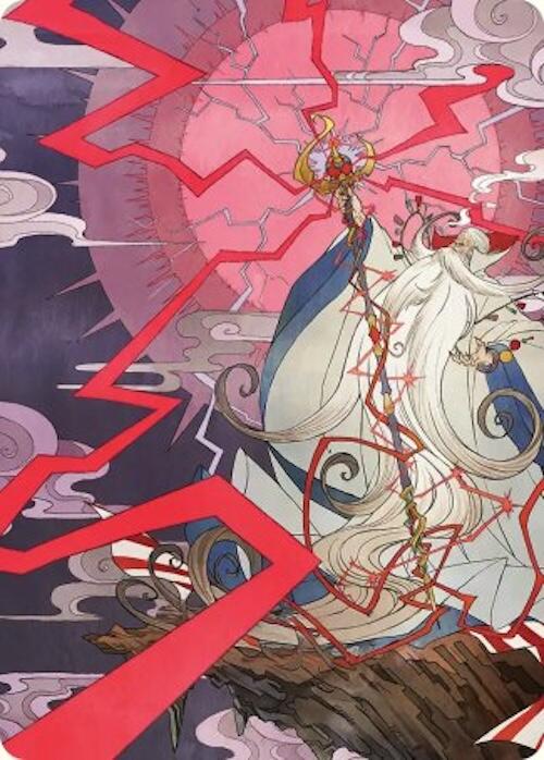 Summon: Esper Ramuh Art Card [FINAL FANTASY Art Series] | Shuffle n Cut Hobbies & Games