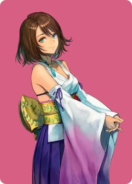 Yuna, Hope of Spira Art Card [FINAL FANTASY Art Series] | Shuffle n Cut Hobbies & Games
