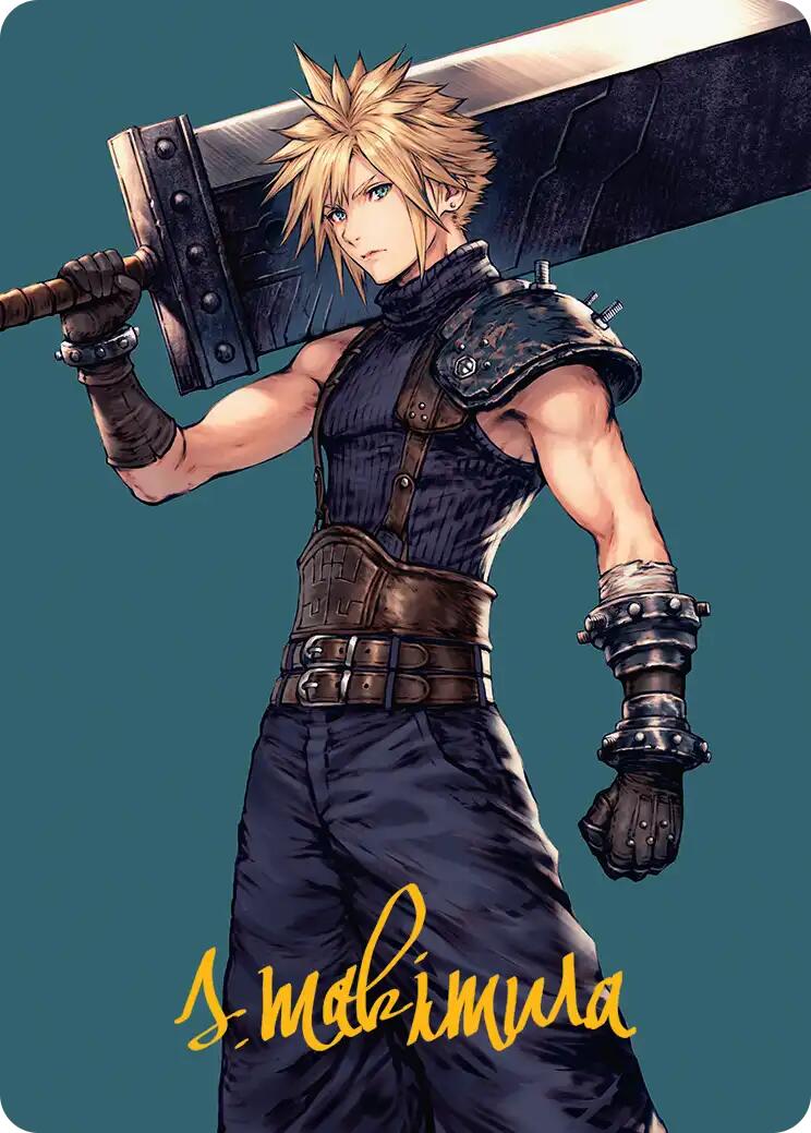 Cloud, Ex-SOLDIER Art Card (Gold-Stamped Signature) [FINAL FANTASY Art Series] | Shuffle n Cut Hobbies & Games