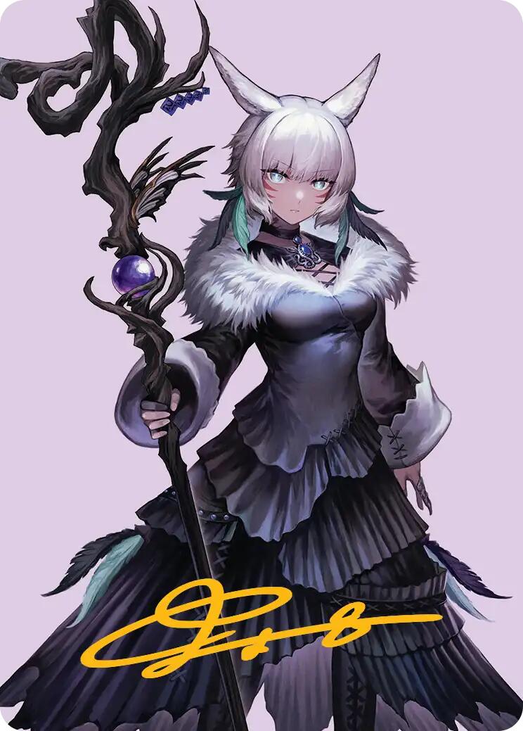 Y'shtola, Night's Blessed Art Card (53) (Gold-Stamped Signature) [FINAL FANTASY Art Series] | Shuffle n Cut Hobbies & Games