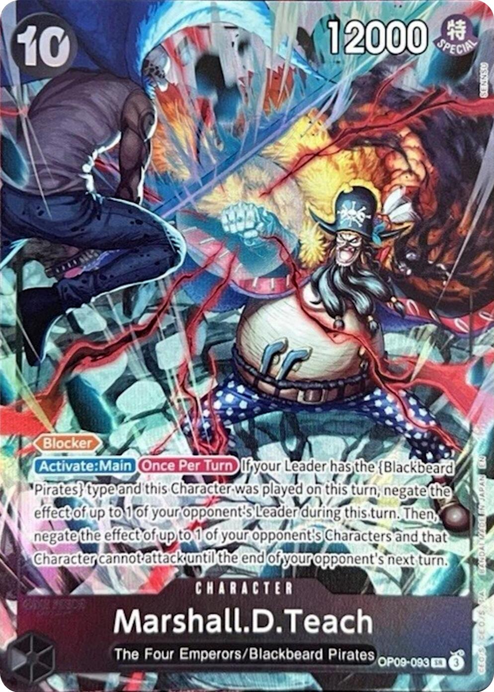 Marshall.D.Teach (English Version 2nd Anniversary Set) [One Piece Promotion Cards] | Shuffle n Cut Hobbies & Games