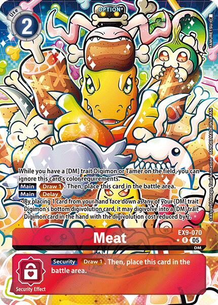 Meat [EX9-070] (Alternate Art) [Versus Monsters] | Shuffle n Cut Hobbies & Games