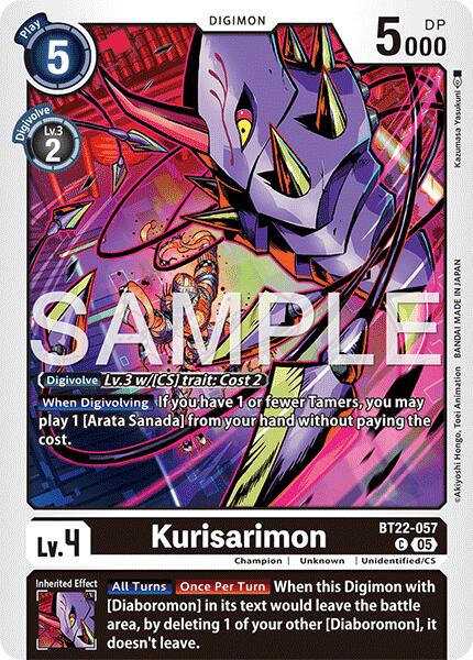 Kurisarimon [BT22-057] [Cyber Eden] | Shuffle n Cut Hobbies & Games