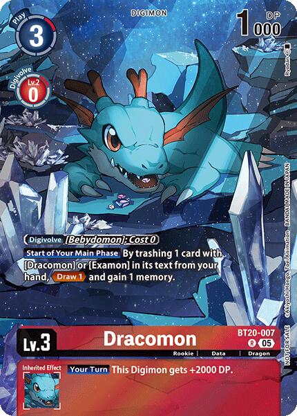 Dracomon [BT20-007] (Box Topper) [Versus Monsters] | Shuffle n Cut Hobbies & Games