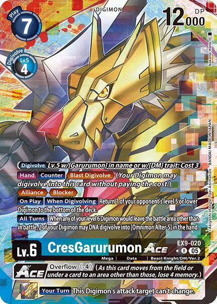 CresGarurumon ACE [EX9-020] (Alternate Art) [Versus Monsters] | Shuffle n Cut Hobbies & Games