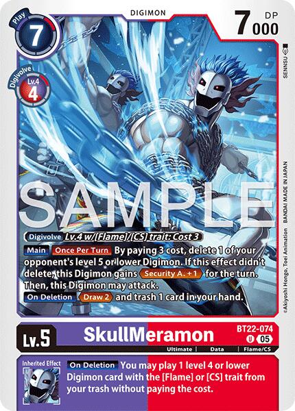 SkullMeramon [BT22-074] [Cyber Eden] | Shuffle n Cut Hobbies & Games