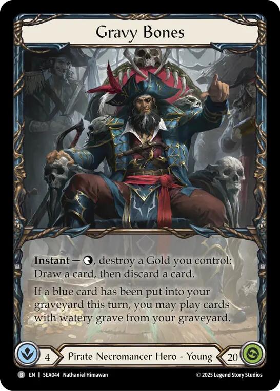 Gravy Bones // Treasure Island [SEA044//SEA247] (High Seas) | Shuffle n Cut Hobbies & Games