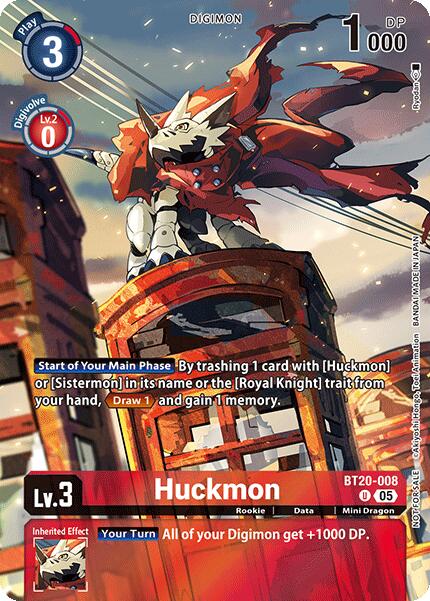 Huckmon [BT20-008] (Box Topper) [Versus Monsters] | Shuffle n Cut Hobbies & Games