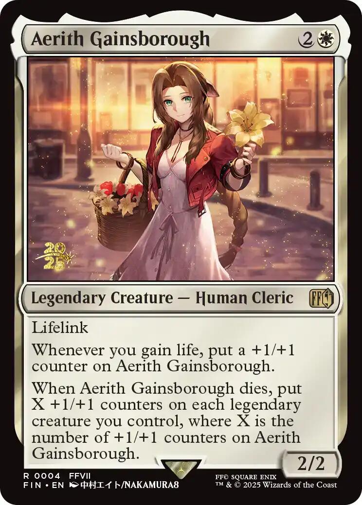 Aerith Gainsborough [FINAL FANTASY Prerelease Promo] | Shuffle n Cut Hobbies & Games