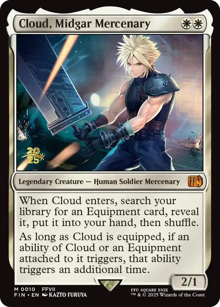 Cloud, Midgar Mercenary [FINAL FANTASY Prerelease Promo] | Shuffle n Cut Hobbies & Games