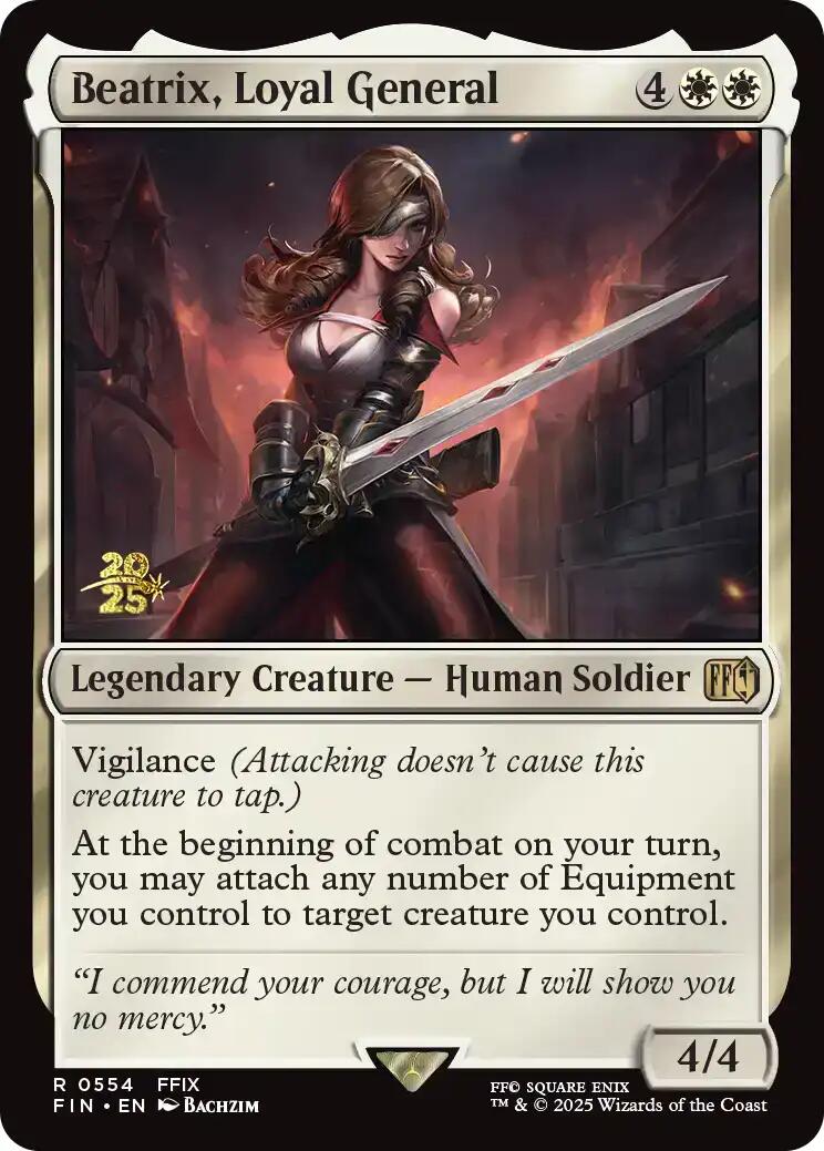 Beatrix, Loyal General [FINAL FANTASY Prerelease Promo] | Shuffle n Cut Hobbies & Games
