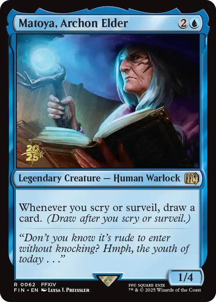 Matoya, Archon Elder [FINAL FANTASY Prerelease Promo] | Shuffle n Cut Hobbies & Games