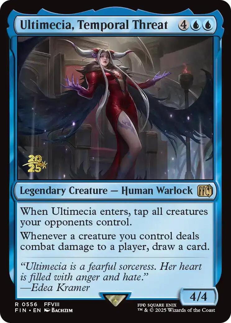 Ultimecia, Temporal Threat [FINAL FANTASY Prerelease Promo] | Shuffle n Cut Hobbies & Games