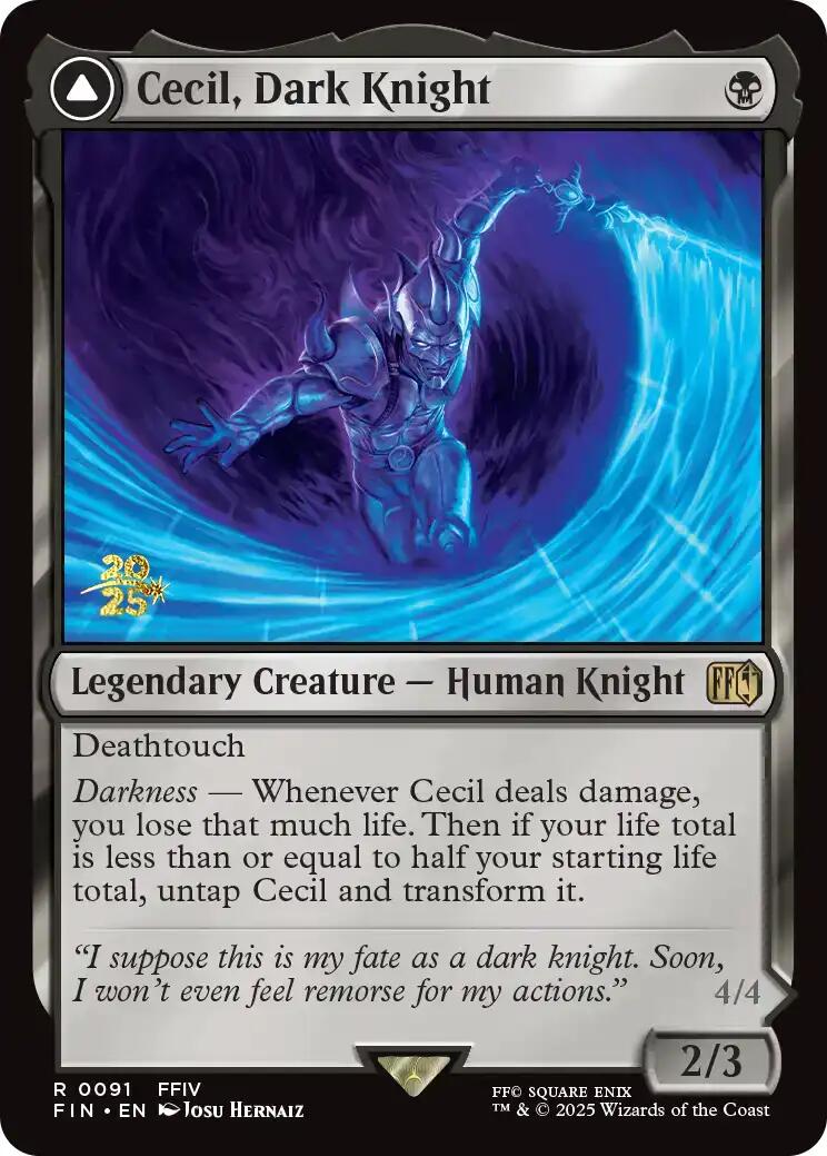 Cecil, Dark Knight [FINAL FANTASY Prerelease Promo] | Shuffle n Cut Hobbies & Games
