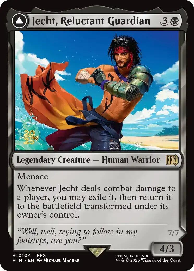 Jecht, Reluctant Guardian // Braska's Final Aeon [FINAL FANTASY Prerelease Promo] | Shuffle n Cut Hobbies & Games