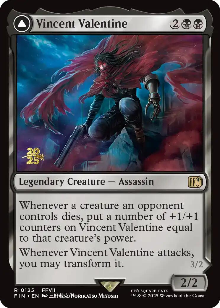 Vincent Valentine // Galian Beast [FINAL FANTASY Prerelease Promo] | Shuffle n Cut Hobbies & Games