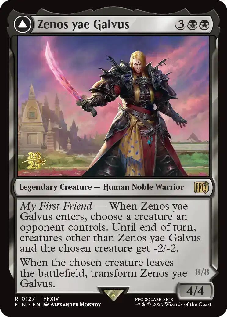 Zenos yae Galvus // Shinryu, Transcendent Rival [FINAL FANTASY Prerelease Promo] | Shuffle n Cut Hobbies & Games