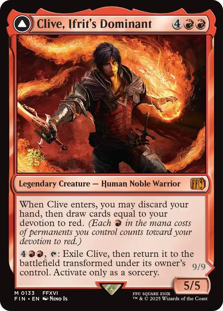 Clive, Ifrit's Dominant [FINAL FANTASY Prerelease Promo] | Shuffle n Cut Hobbies & Games