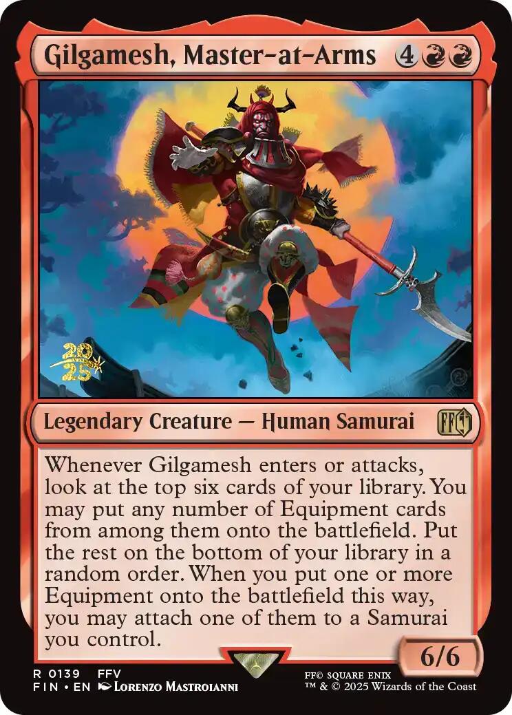 Gilgamesh, Master-at-Arms [FINAL FANTASY Prerelease Promo] | Shuffle n Cut Hobbies & Games