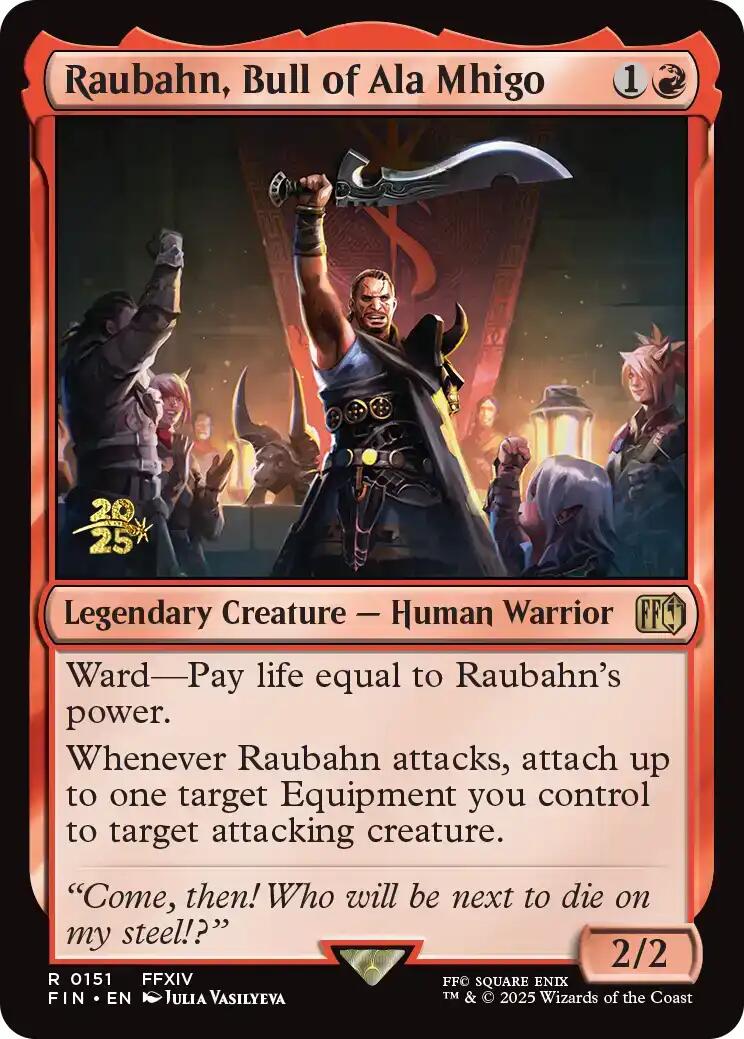 Raubahn, Bull of Ala Mhigo [FINAL FANTASY Prerelease Promo] | Shuffle n Cut Hobbies & Games