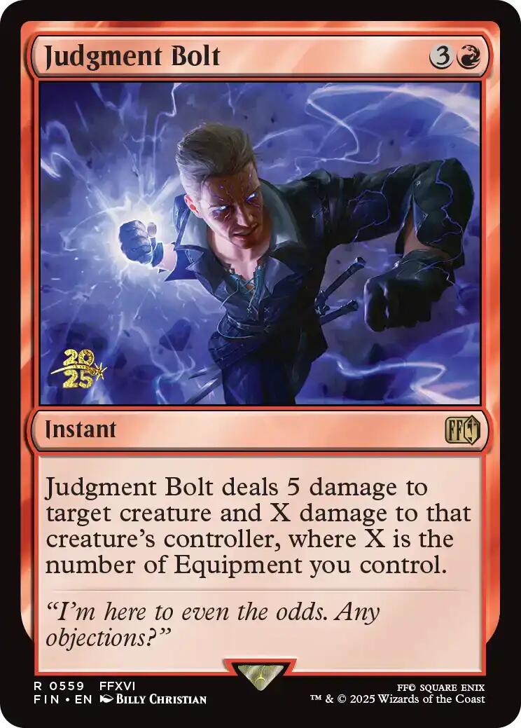 Judgment Bolt [FINAL FANTASY Prerelease Promo] | Shuffle n Cut Hobbies & Games