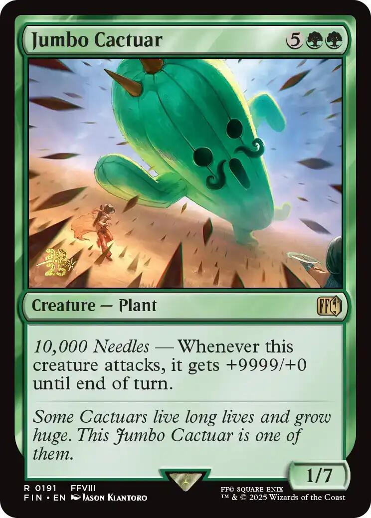 Jumbo Cactuar [FINAL FANTASY Prerelease Promo] | Shuffle n Cut Hobbies & Games