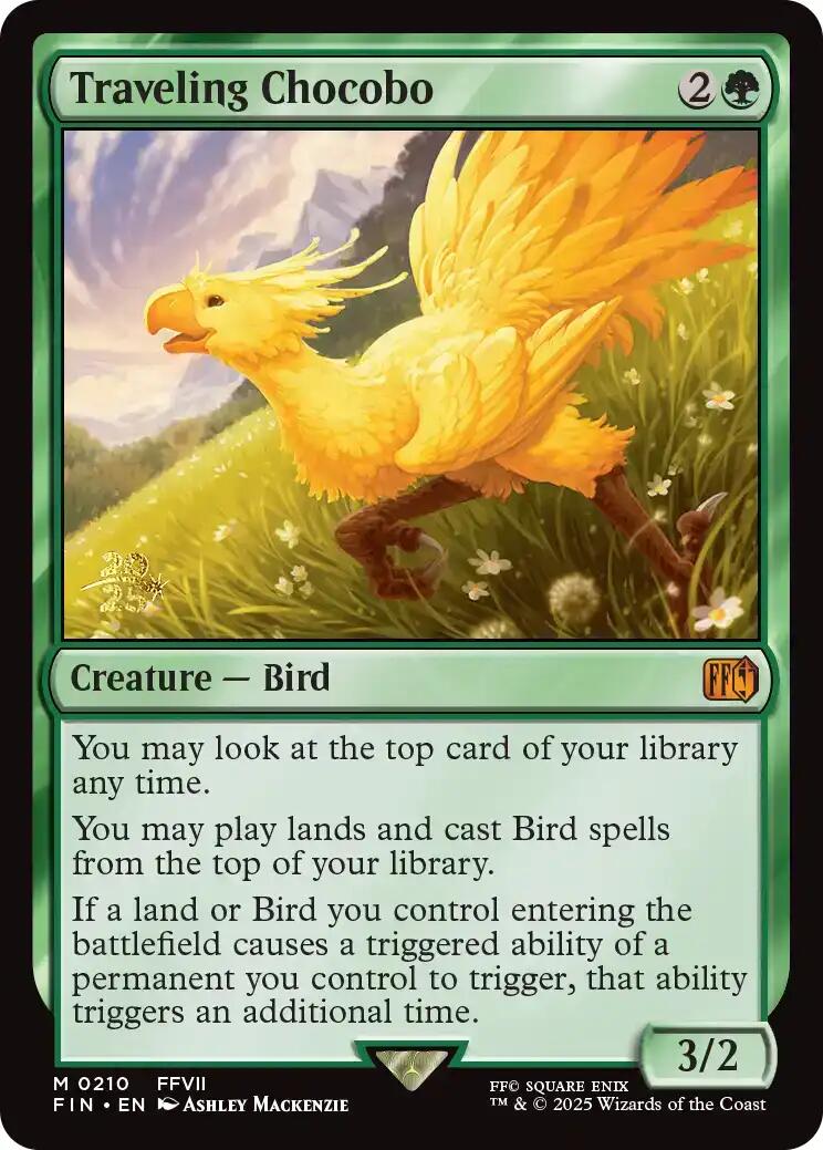 Traveling Chocobo [FINAL FANTASY Prerelease Promo] | Shuffle n Cut Hobbies & Games