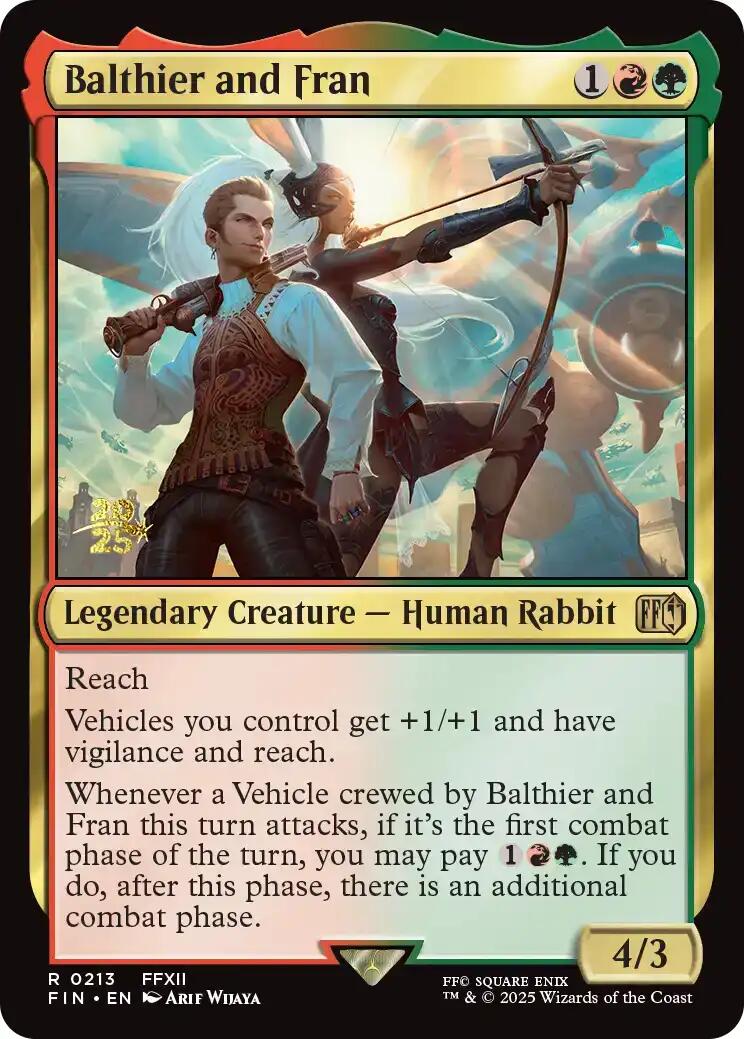Balthier and Fran [FINAL FANTASY Prerelease Promo] | Shuffle n Cut Hobbies & Games