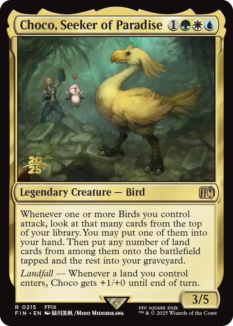 Choco, Seeker of Paradise [FINAL FANTASY Prerelease Promo] | Shuffle n Cut Hobbies & Games