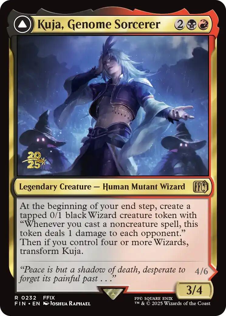 Kuja, Genome Sorcerer // Trance Kuja, Fate Defied [FINAL FANTASY Prerelease Promo] | Shuffle n Cut Hobbies & Games
