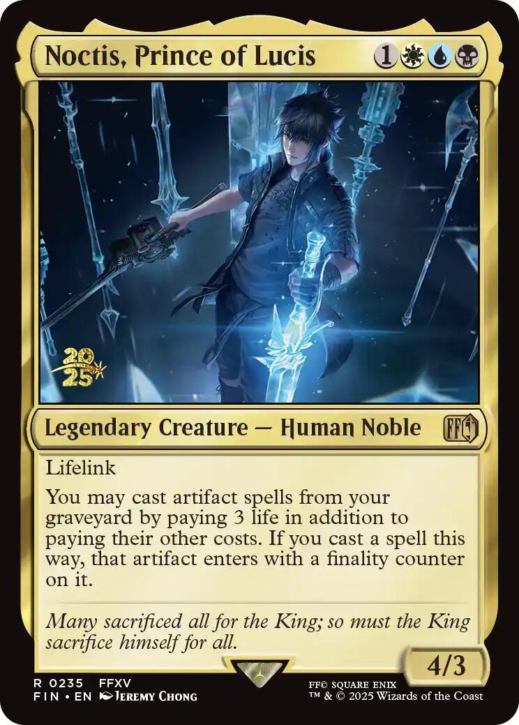 Noctis, Prince of Lucis [FINAL FANTASY Prerelease Promo] | Shuffle n Cut Hobbies & Games