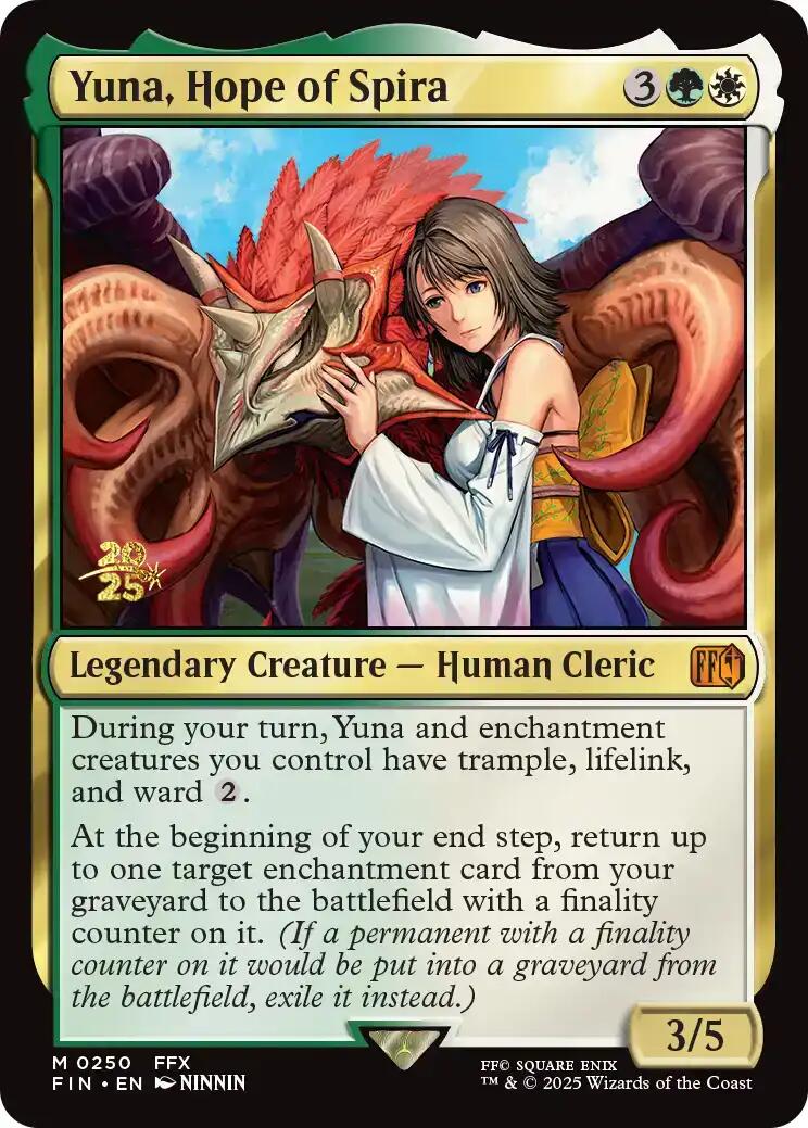 Yuna, Hope of Spira [FINAL FANTASY Prerelease Promo] | Shuffle n Cut Hobbies & Games