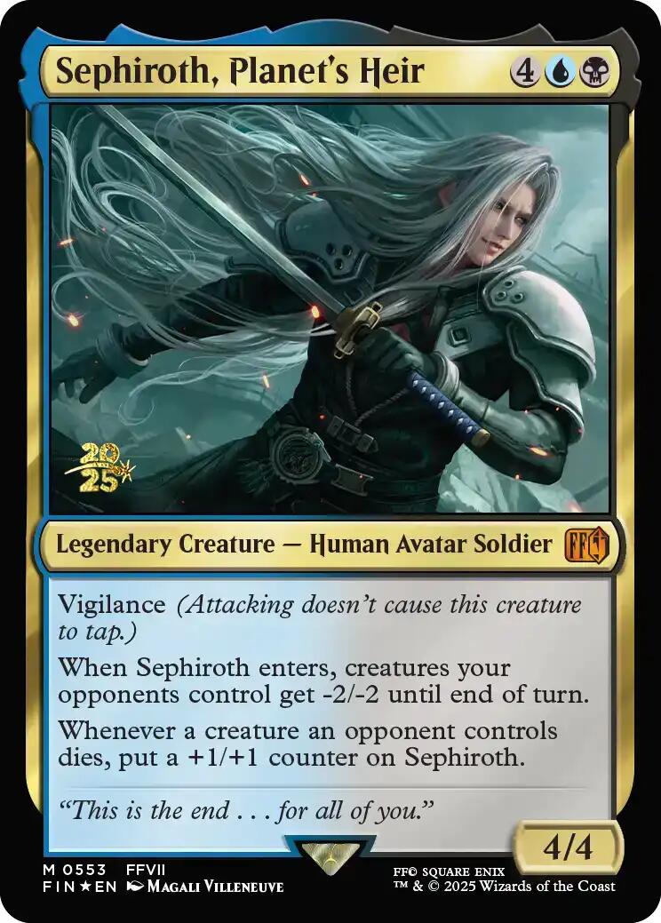 Sephiroth, Planet's Heir [FINAL FANTASY Prerelease Promo] | Shuffle n Cut Hobbies & Games
